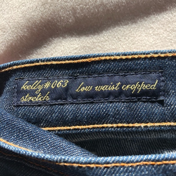 Citizens of Humanity Low Waist Cropped Jeans - Picture 3 of 9